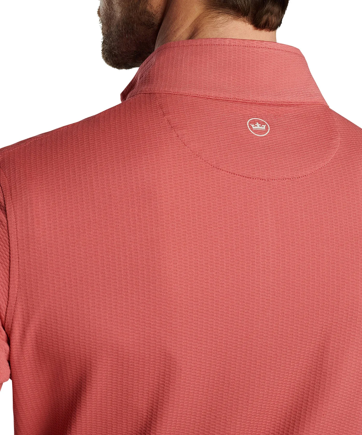 Peter Millar Pineapple Print Perth Quarter-Zip Pullover