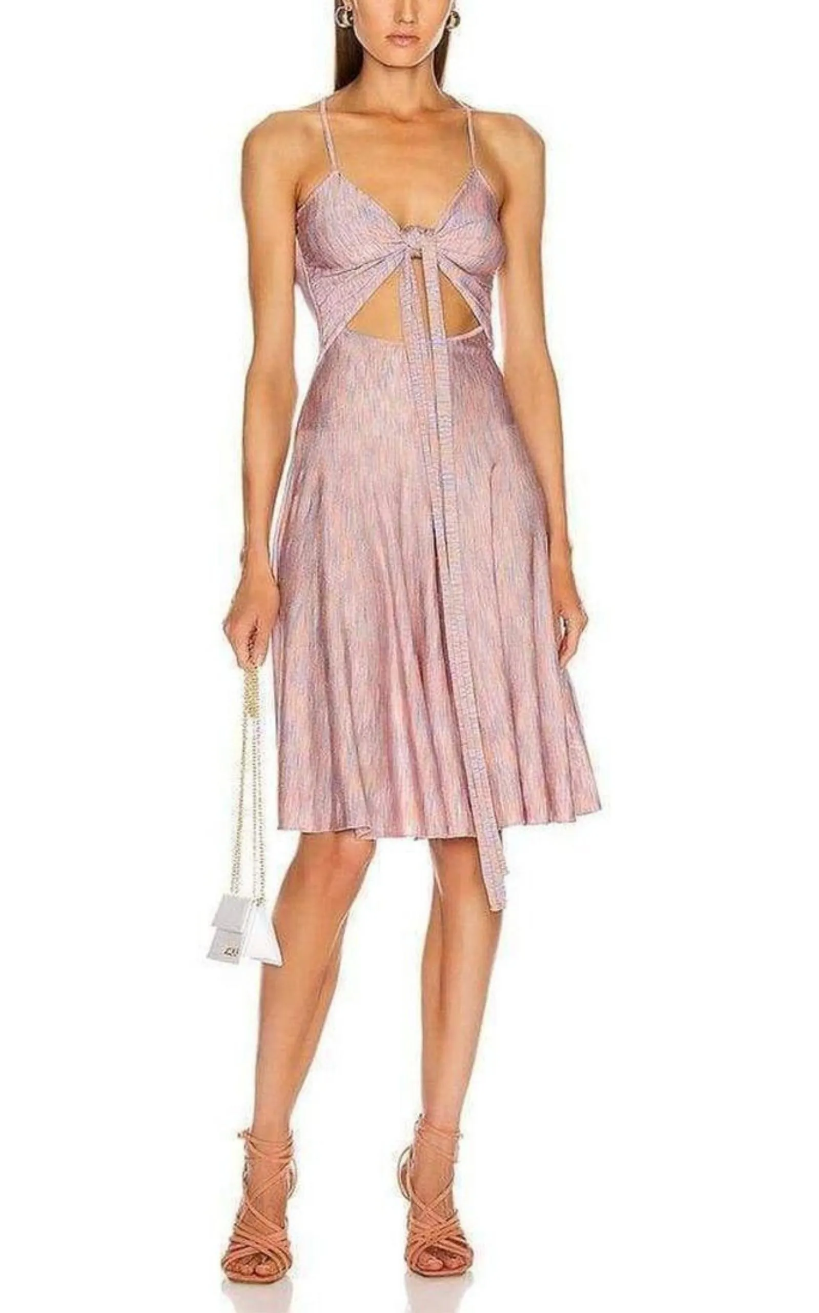 Pink Monaco Wrap Dress