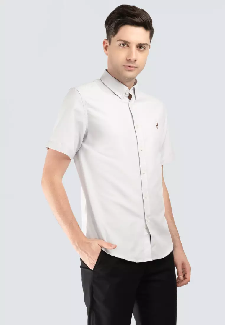 POLO HAUS Polo Haus - Men’Cotton Plain Regular Fit Short Sleeve