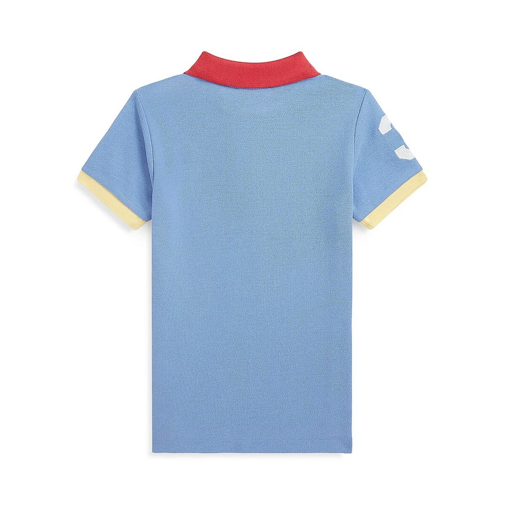 Polo Ralph Lauren Little Boy's Colourblocked Mesh Polo Shirt