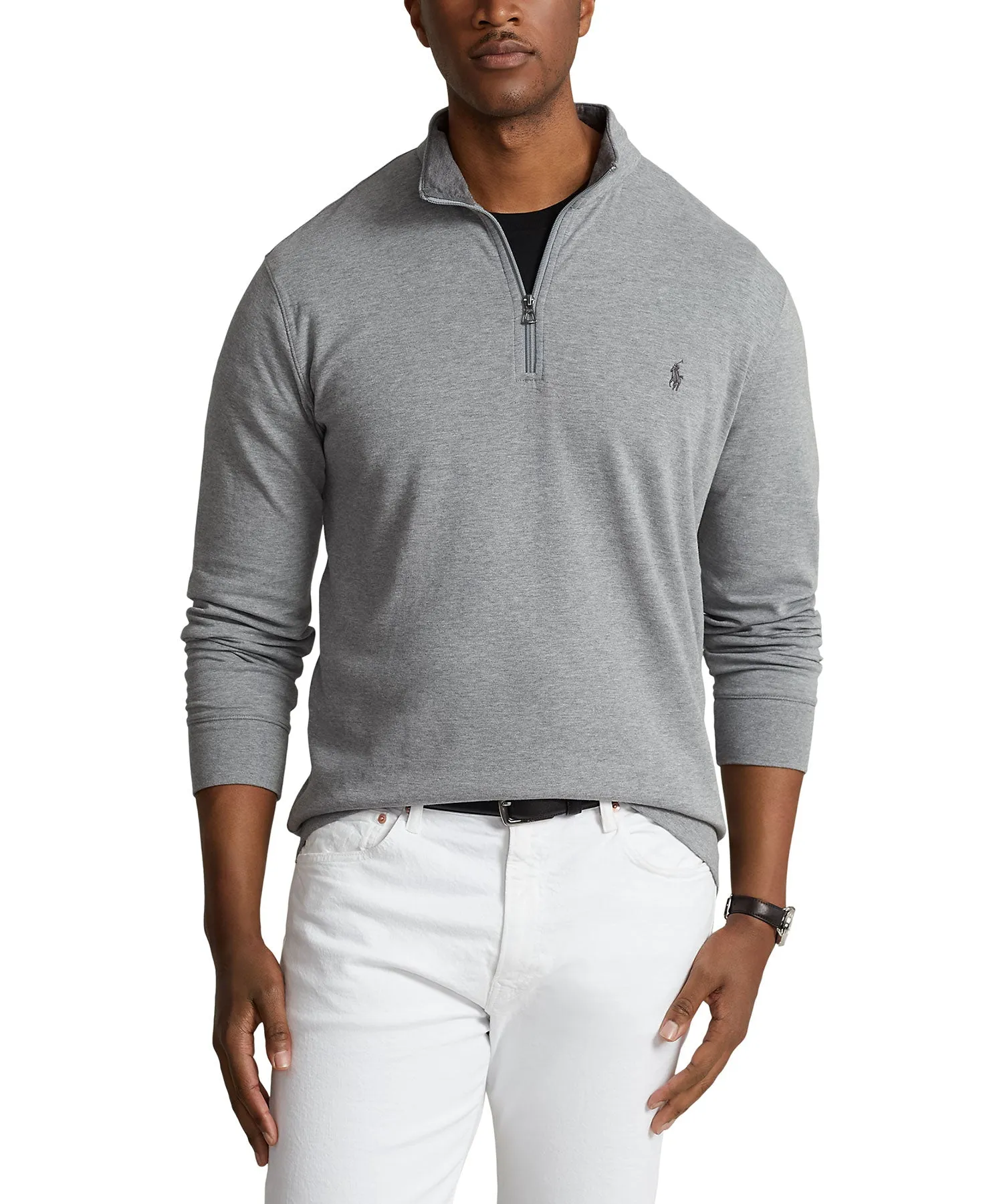 Polo Ralph Lauren Lux Jersey Half-Zip Pullover