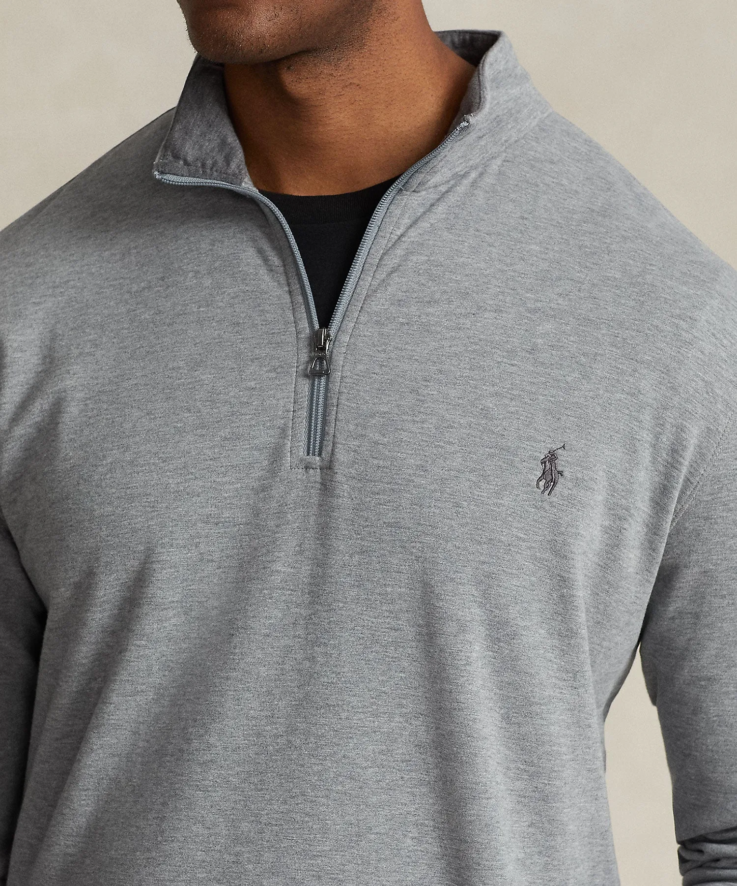 Polo Ralph Lauren Lux Jersey Half-Zip Pullover