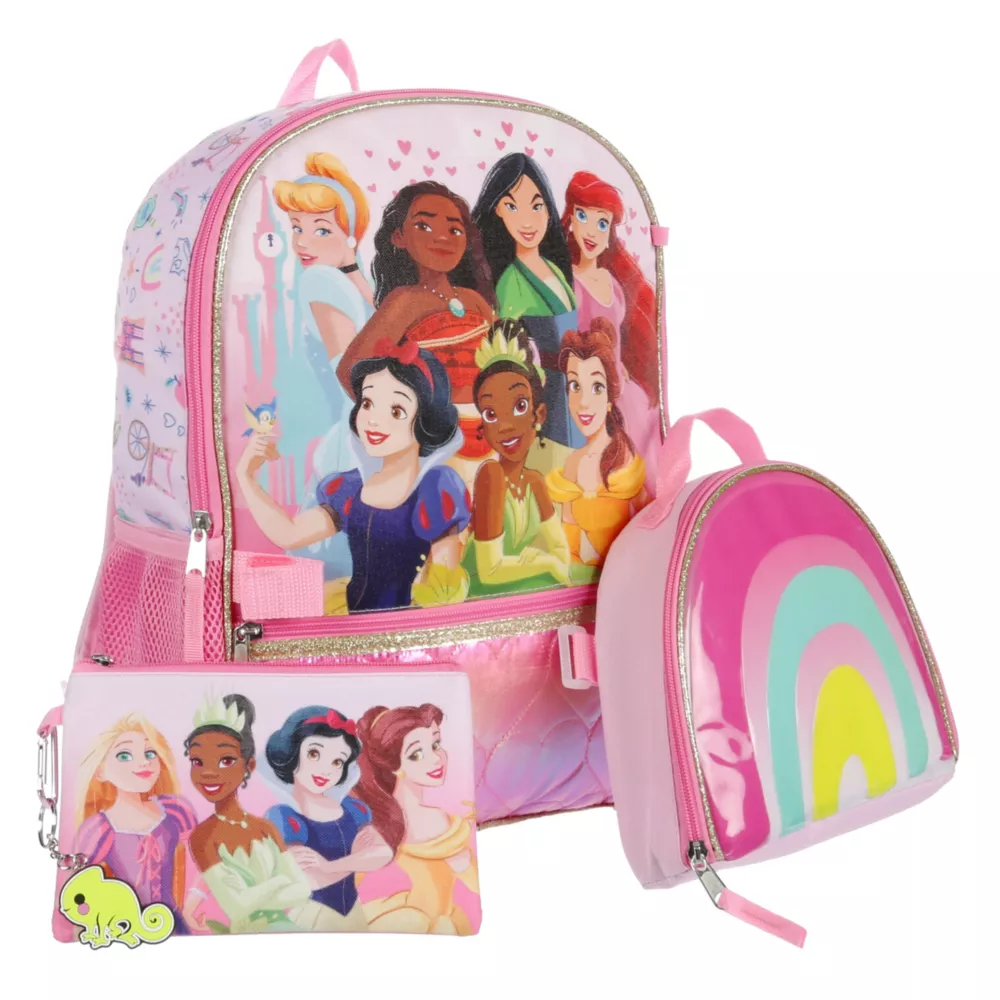 PRINCESS  GIRLS PRINCESS 5 PIECE BACKPACK SET