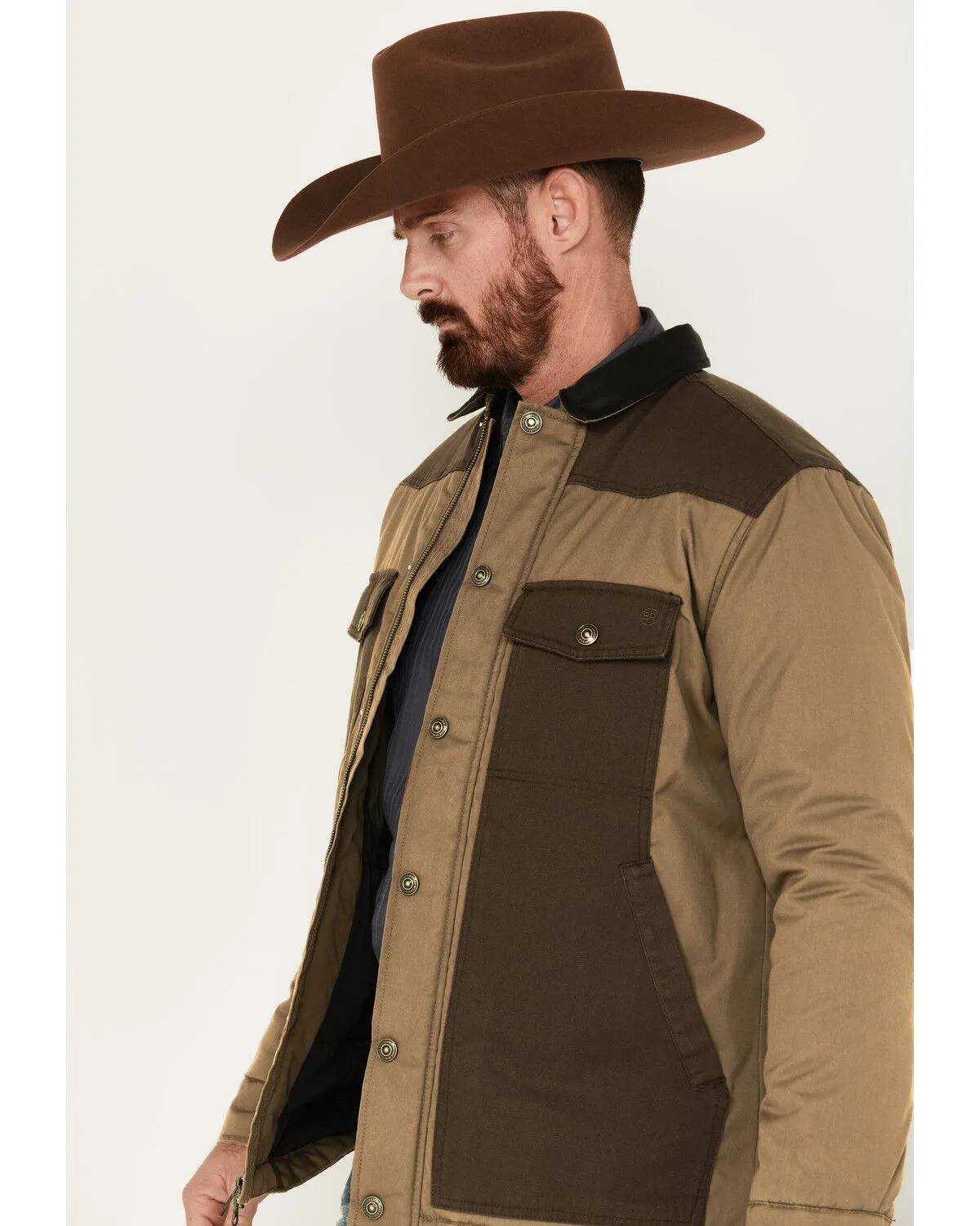 Product Name:  Blue Ranchwear Men's Waxed Canvas Jacket