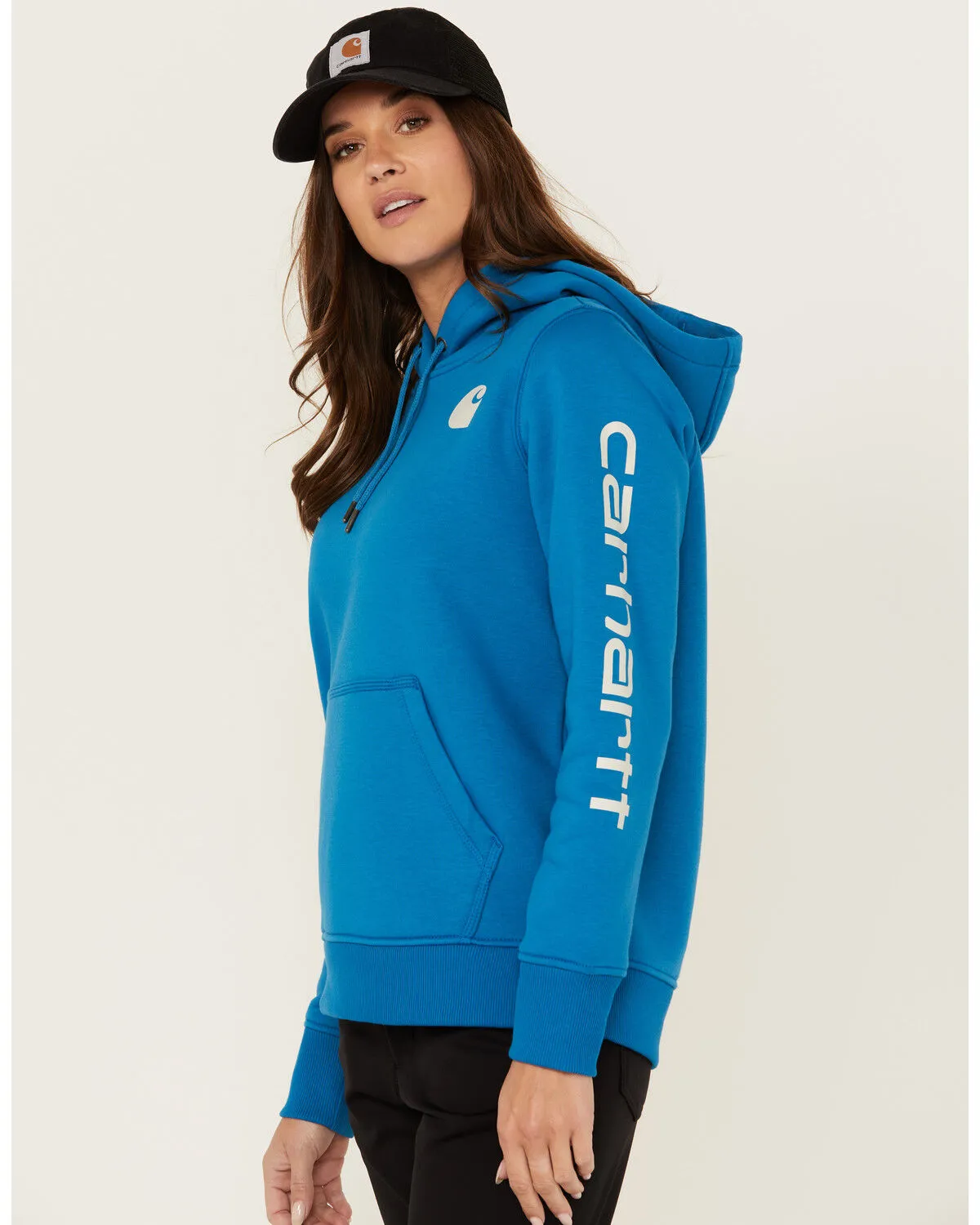 Product Name:  Carhartt Women's Relaxed Fit Midweight Logo Graphic Hoodie