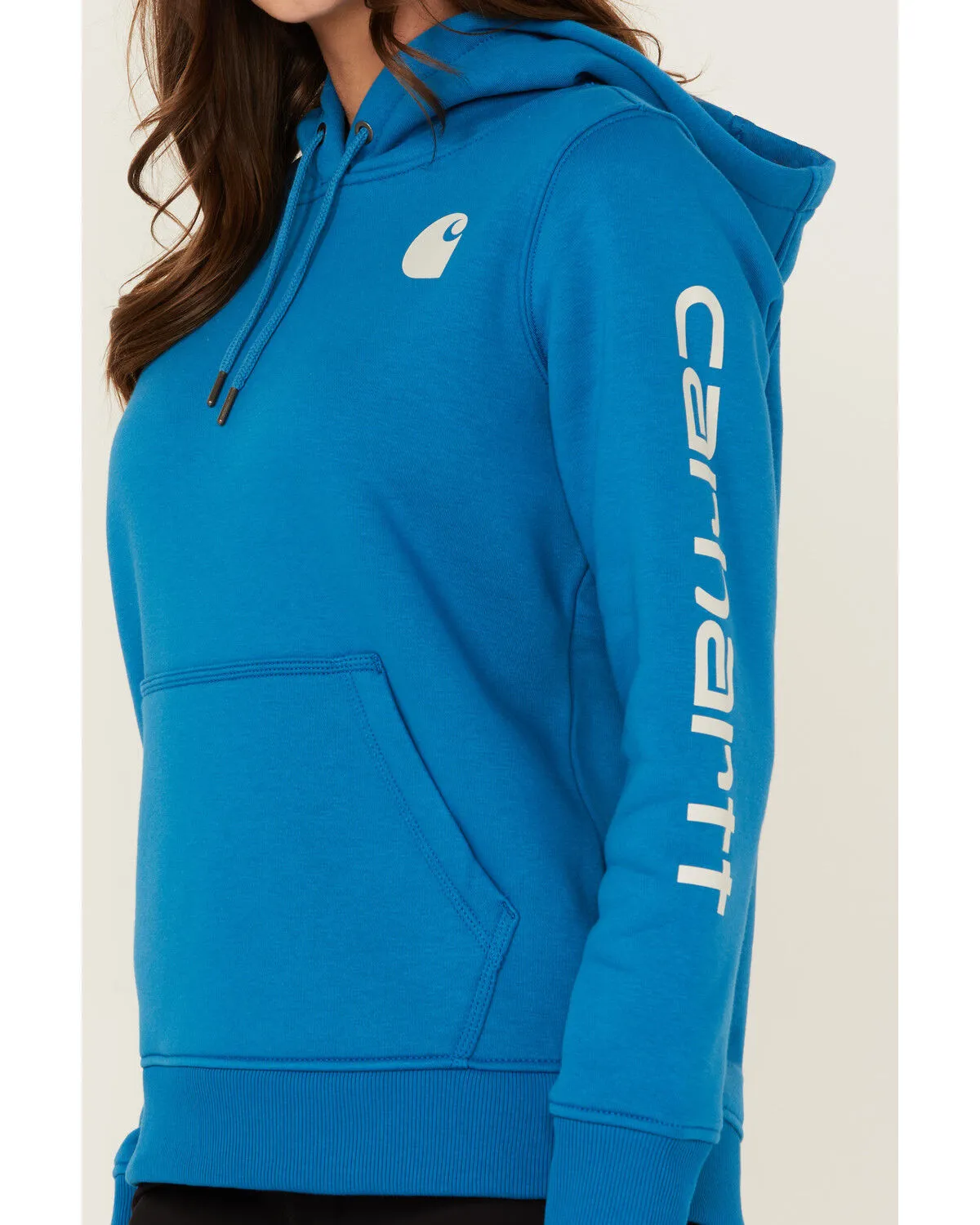 Product Name:  Carhartt Women's Relaxed Fit Midweight Logo Graphic Hoodie