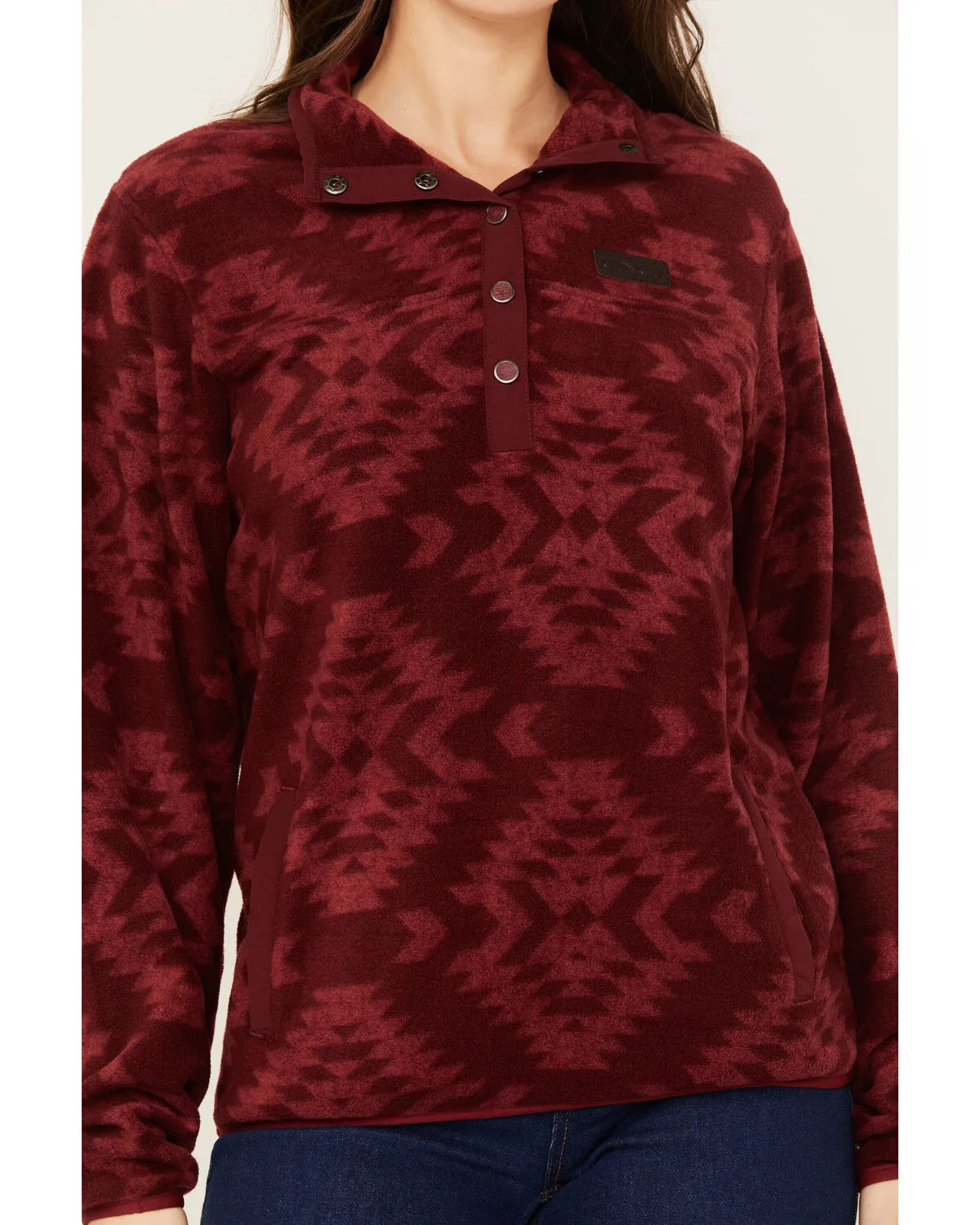 Product Name:  Cinch Women's Southwestern Print Polar Fleece Pullover