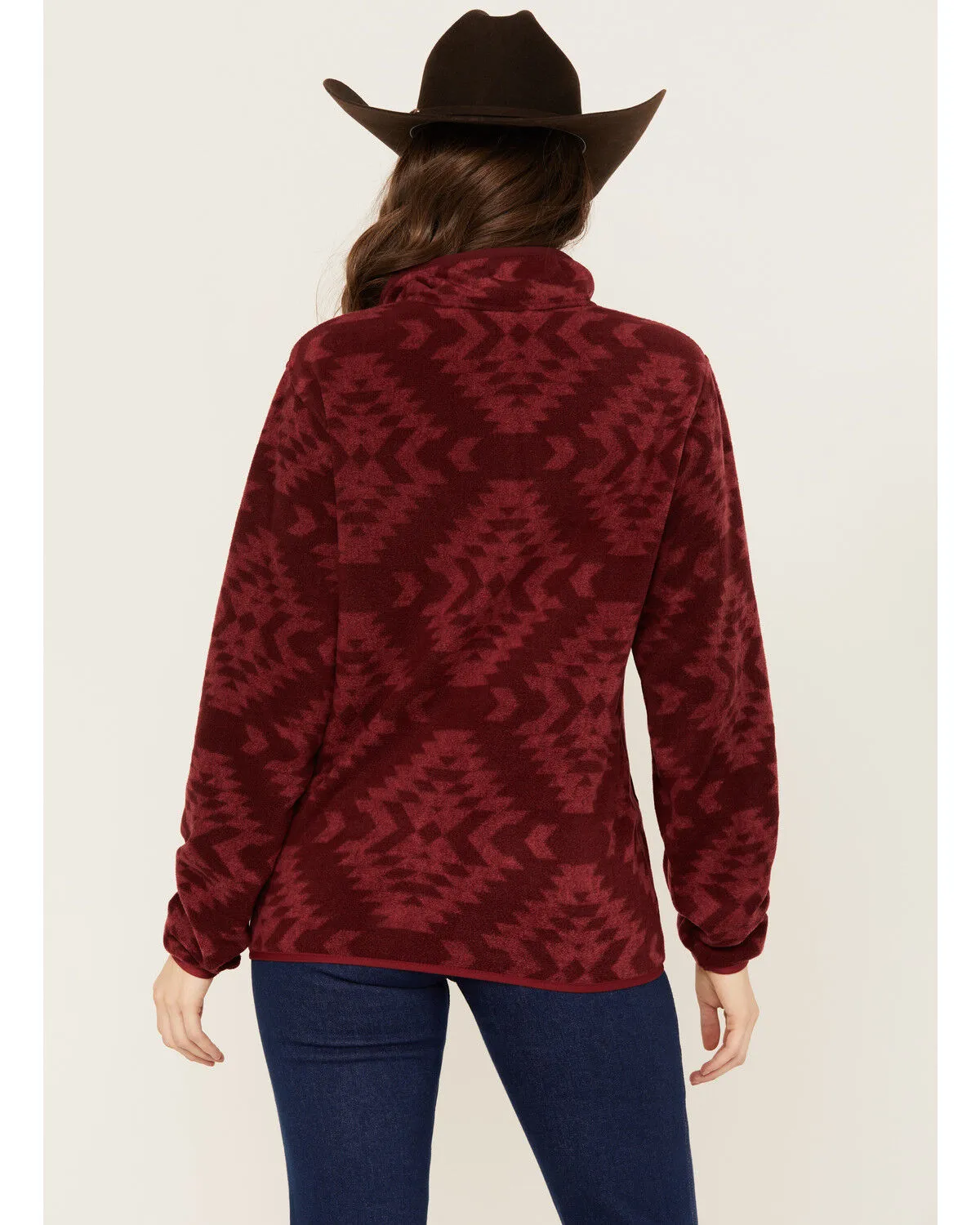 Product Name:  Cinch Women's Southwestern Print Polar Fleece Pullover