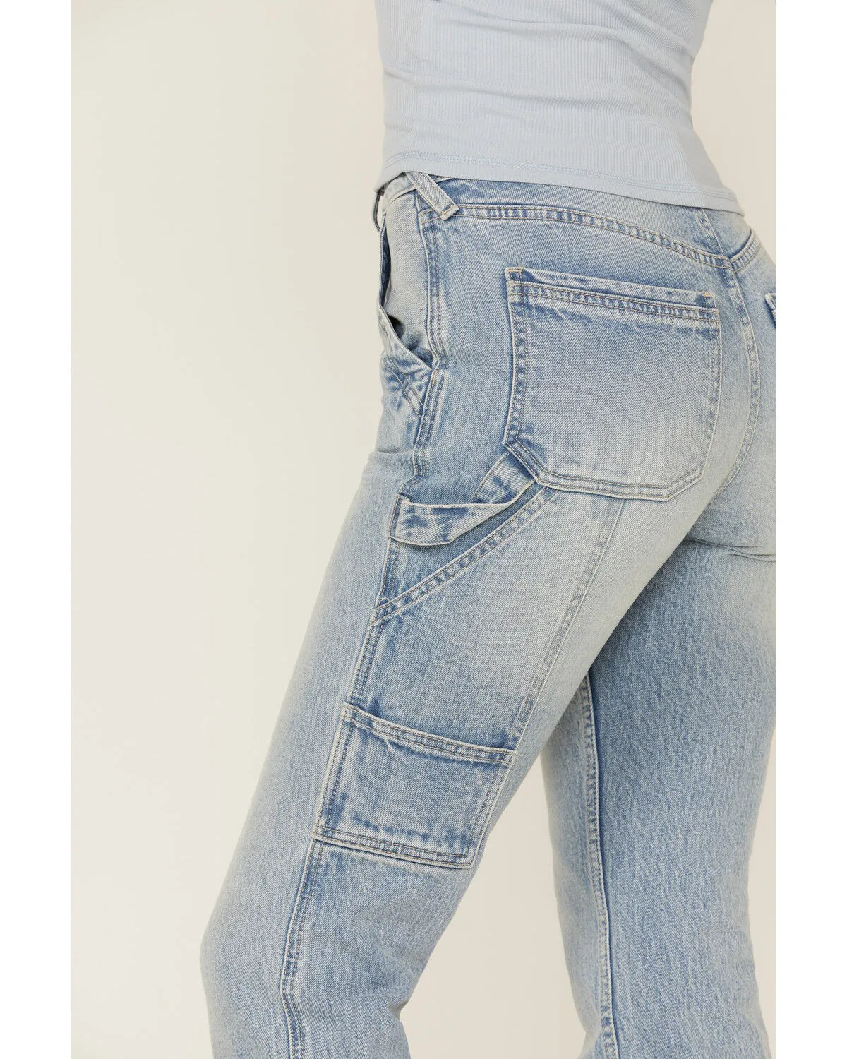 Product Name:  Cleo + Wolf Women's Carpenter Straight Denim Jeans