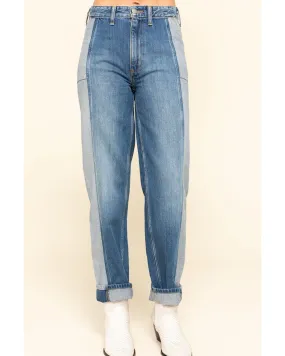 Product Name:  Lee Women's High Rise Seamed Relaxed Stovepipe Jeans