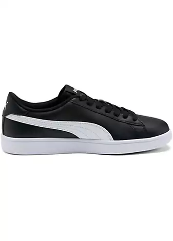 Puma Black Smash V2 Lace-Up Trainers | Grattan