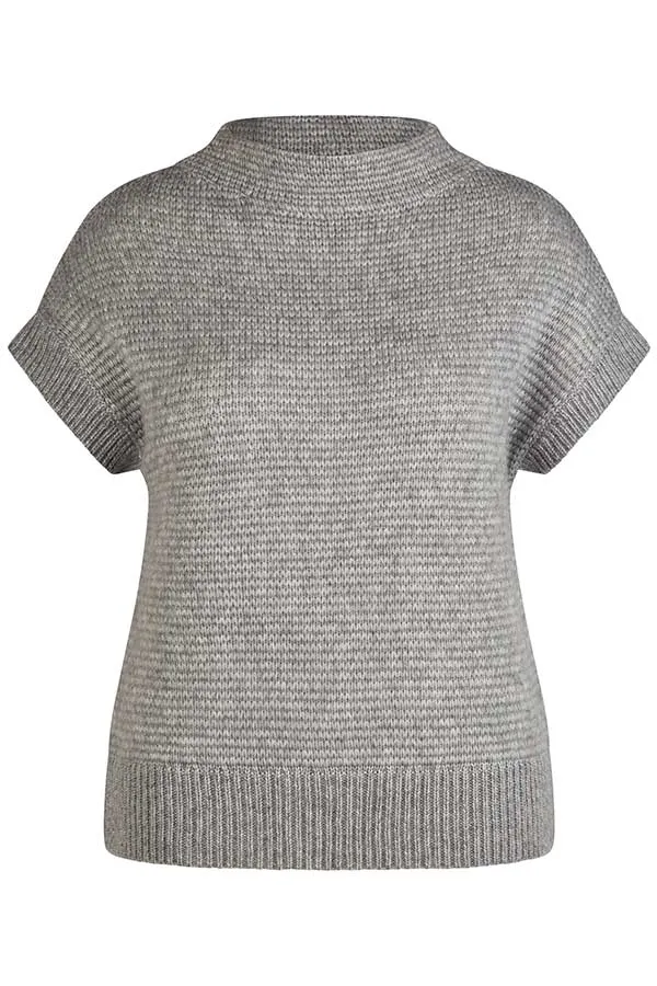 Rabe & LecomteGREY SHORT SLEEVE PULLOVER