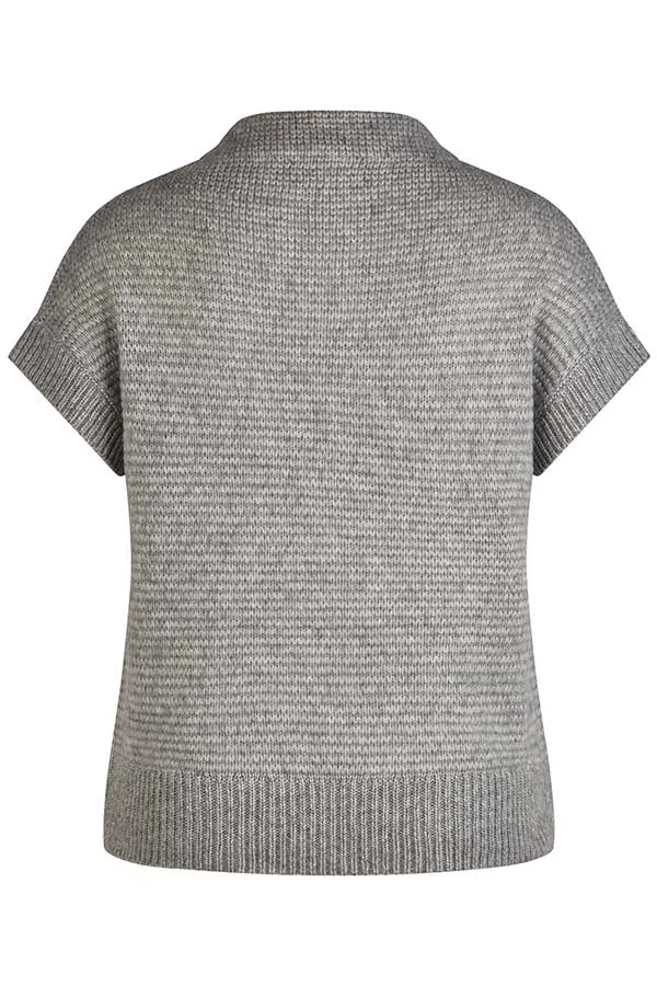 Rabe & LecomteGREY SHORT SLEEVE PULLOVER