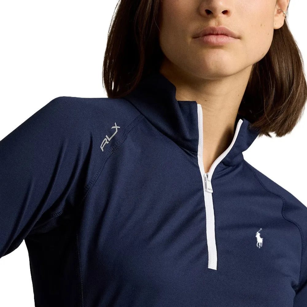 Ralph Lauren Stretch Jersey UV 1/4 Zip Golf Pullover (Slim Fit) 2024 Women