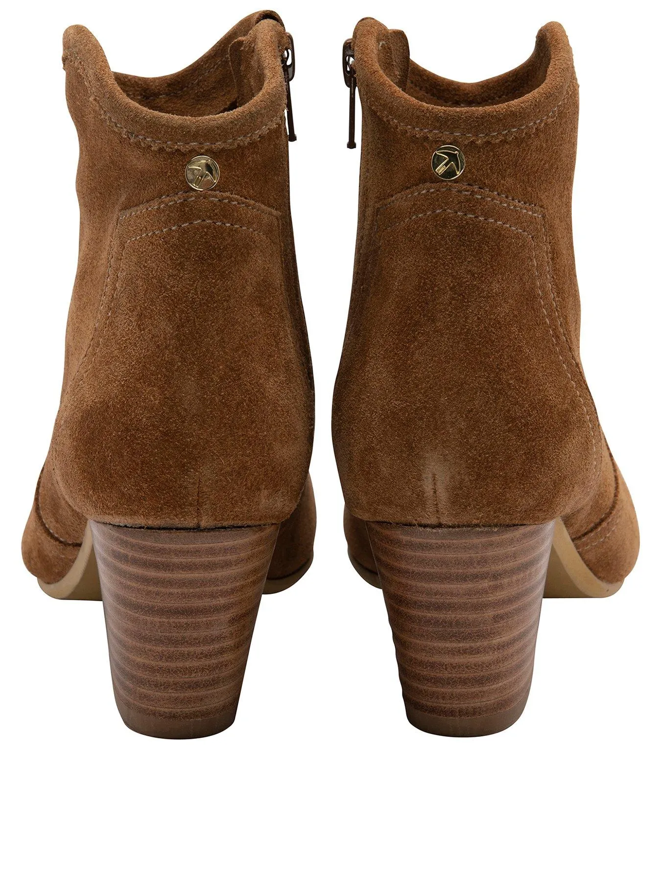 Ravel Teelin Tan Suede Western Ankle Boot