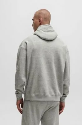 Regular-fit hoodie with embroidered logo