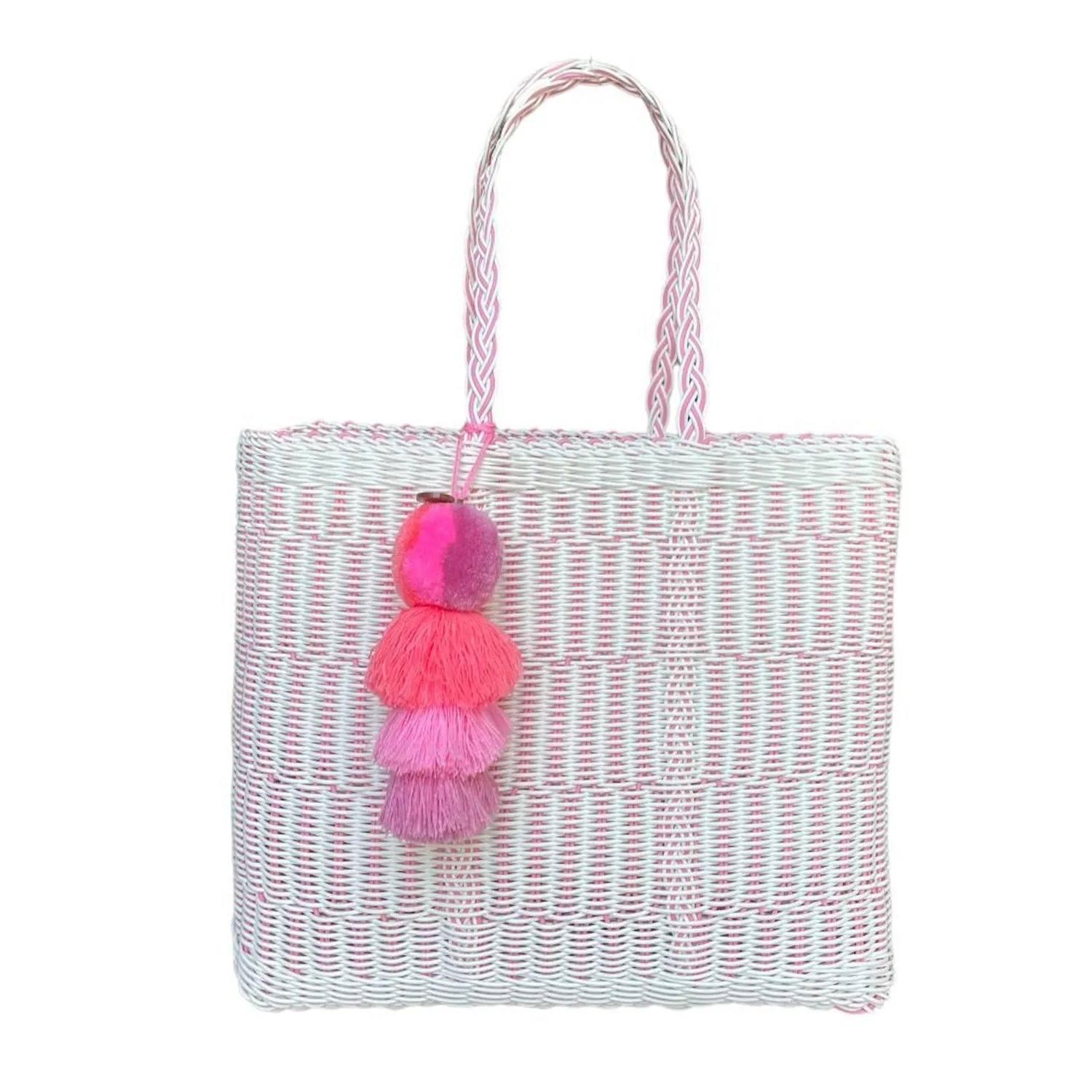 Rose Mesh Citron Tote