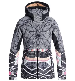 Roxy Frozen Flow Ski/Snowboard Jacket - Pop Snow Star