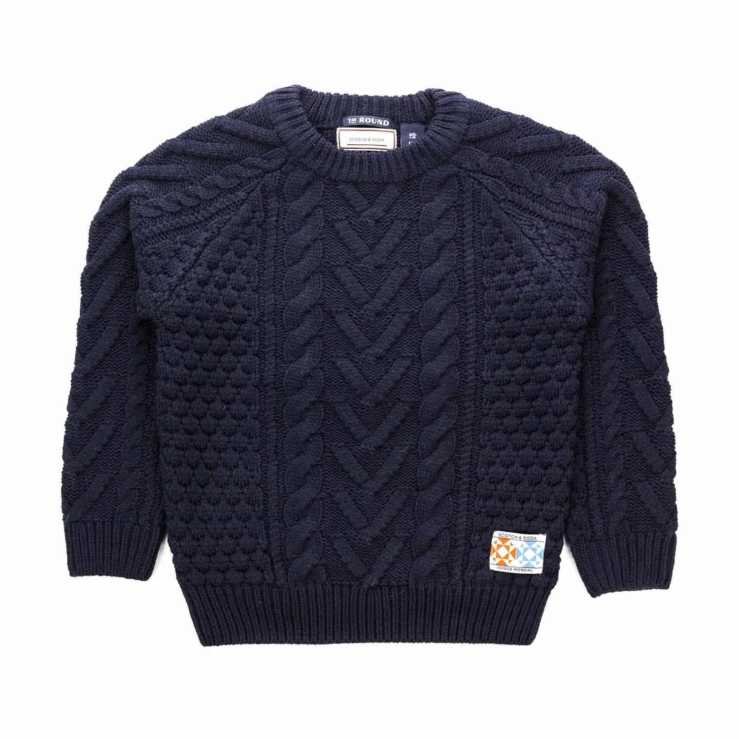 Scotch & Soda Blue Pullover For Boy Teen