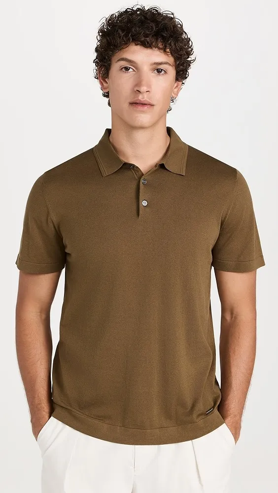 SIMKHAI   Barron Short Sleeve Polo 