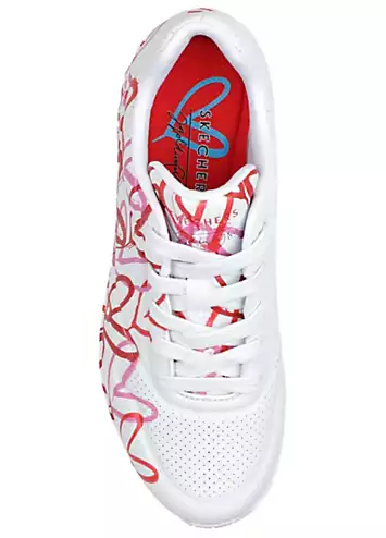 Skechers Printed Uno-Spread The Love Trainers | Grattan