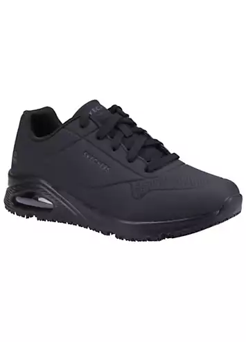 Skechers Work Relaxed Fit Mens Black Uno SR Trainers