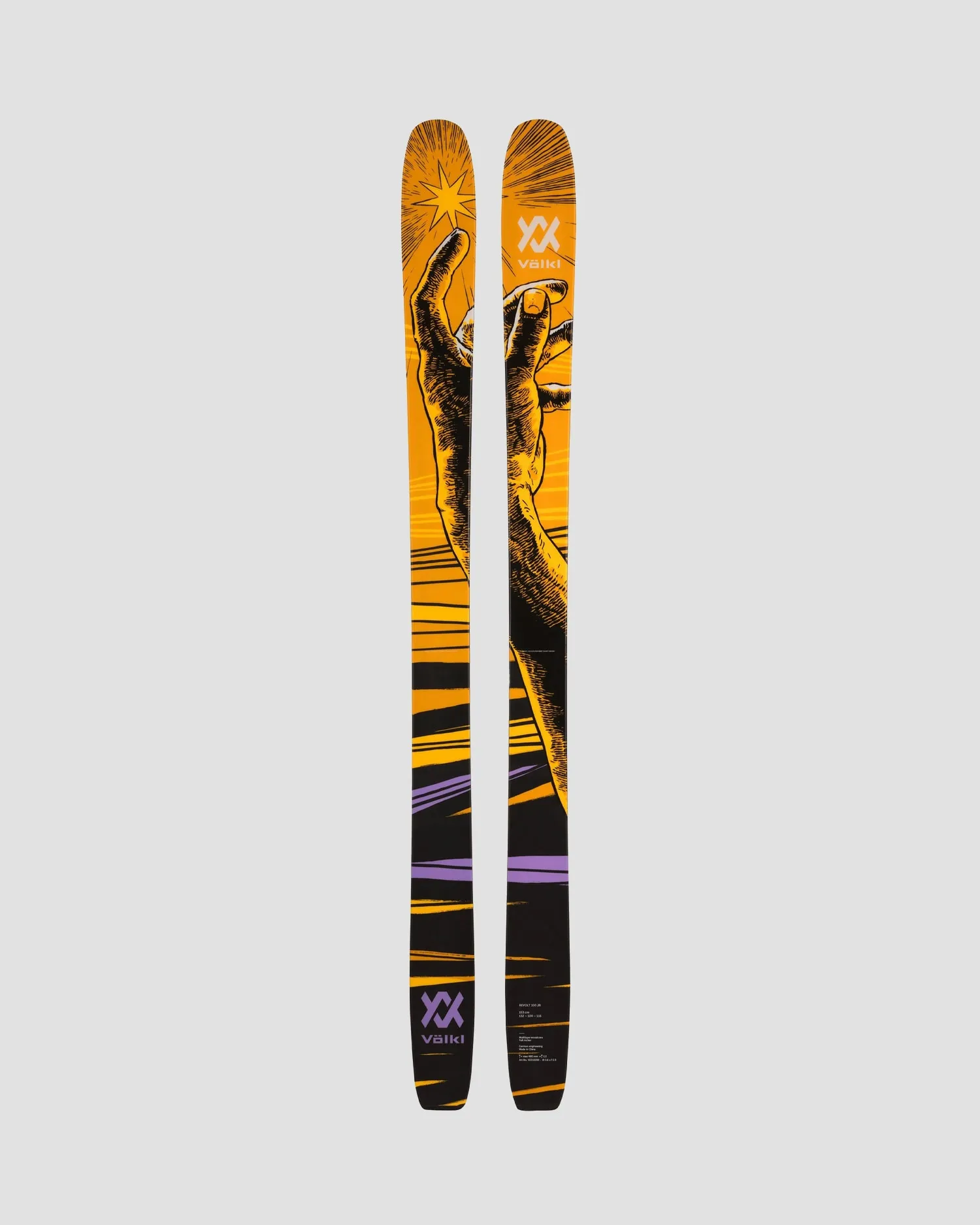 Skis Volkl Revolt 100 Junior FLAT without bindings v2310290-nd