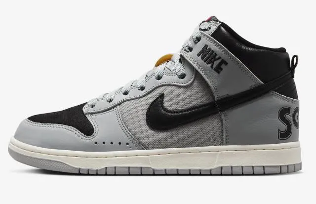 Soulgoods x nike dunk high grey black