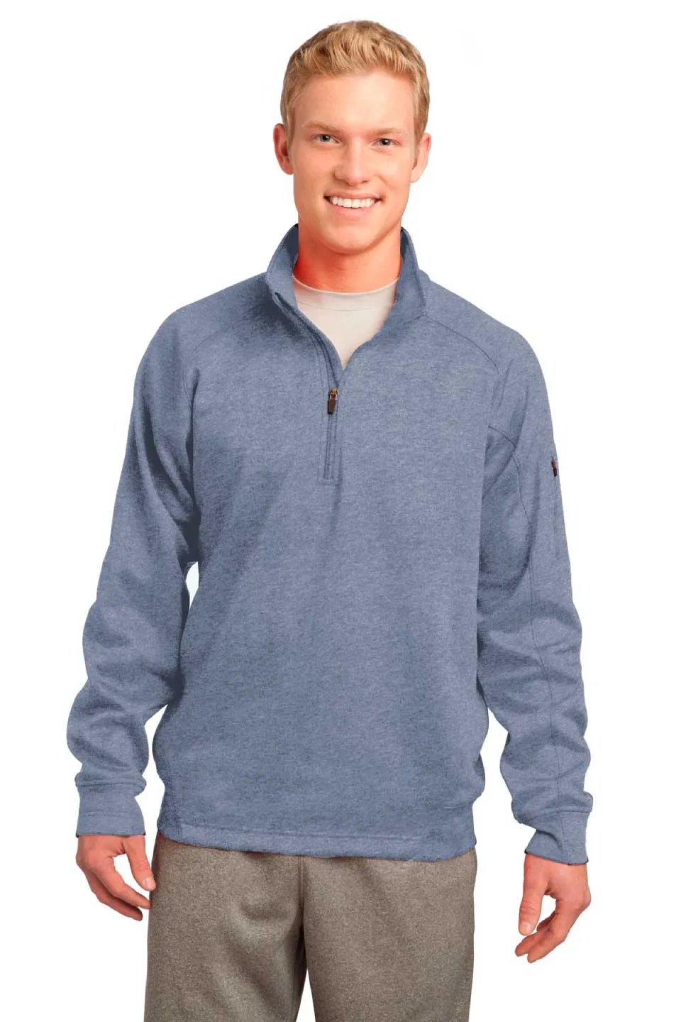 Sport-Tek Men's Tech Fleece Quarter-Zip Pullover. F247.