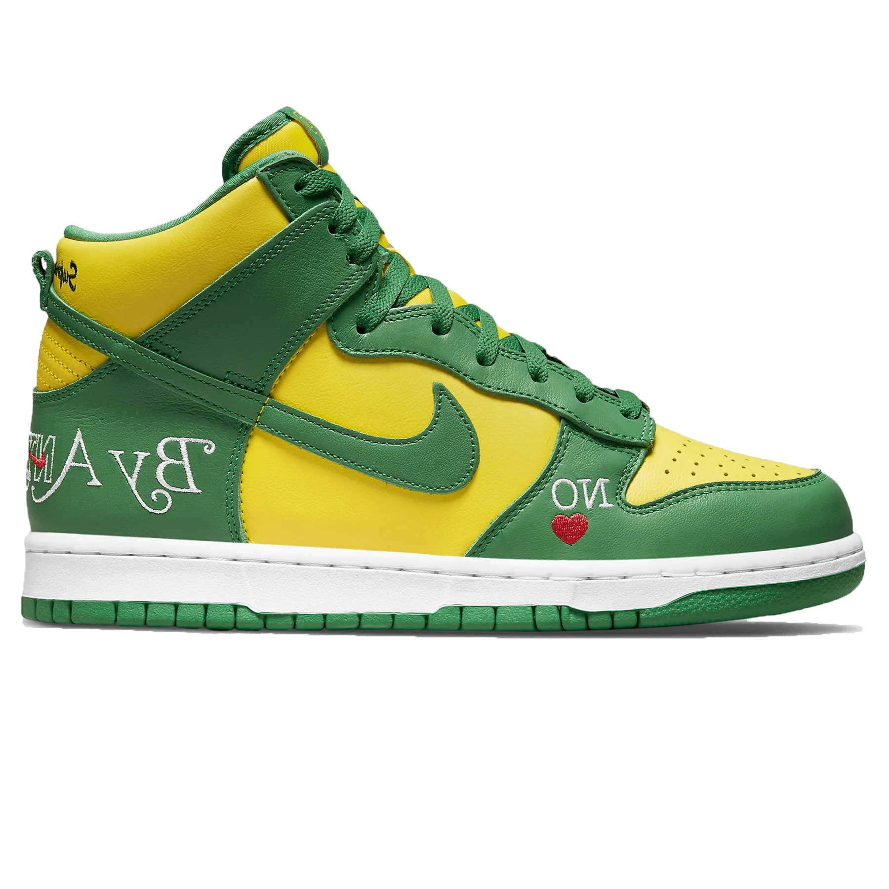 Supreme X Nike Dunk High SB 'By Any Means - Brazil' - OUTLET