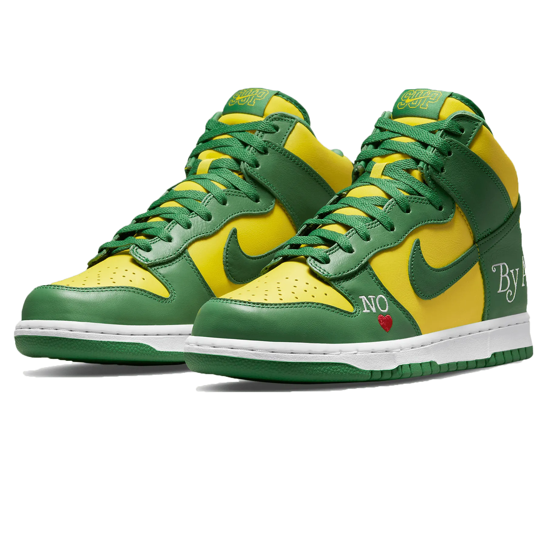 Supreme X Nike Dunk High SB 'By Any Means - Brazil' - OUTLET