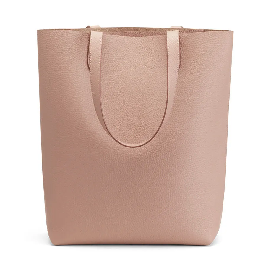 Tall Structured Leather Tote