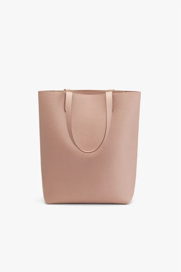 Tall Structured Leather Tote