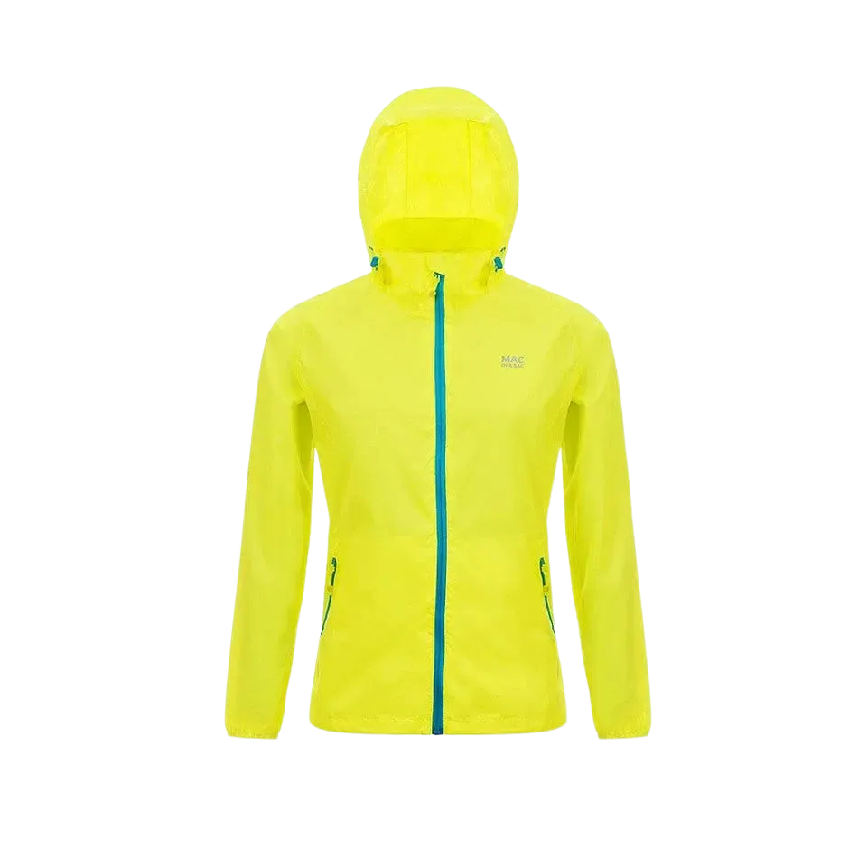 Target Dry Mac in a Sac Origin Unisex Waterproof Packaway Jacket in Neon Yellow