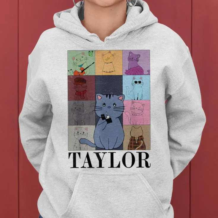 Taylor Personalized Name I Love Taylor Girl Groovy 70'S Women Hoodie