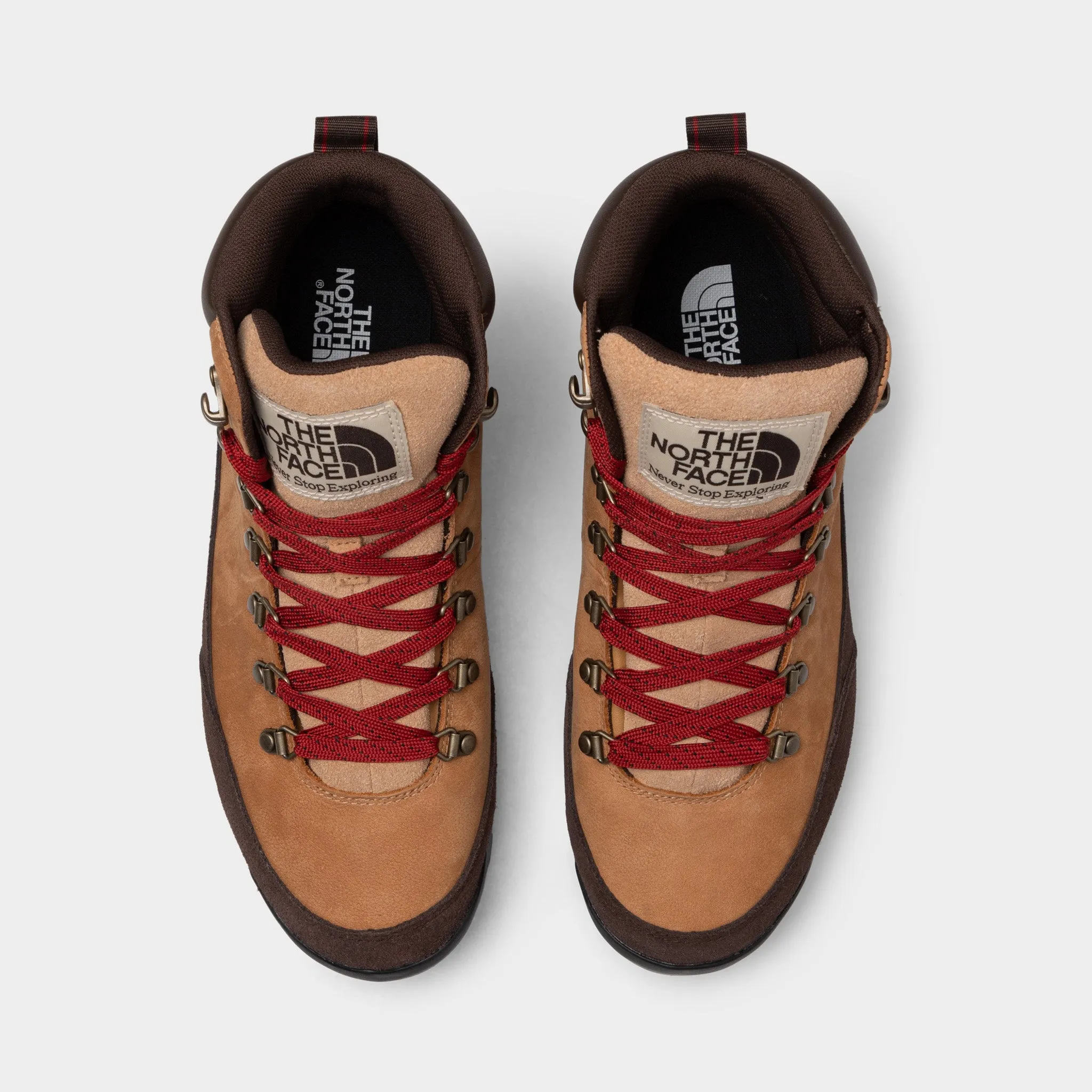 The North Face Back-To-Berkeley IV Leather Waterproof Boot Almond Butter / Demitasse Brown