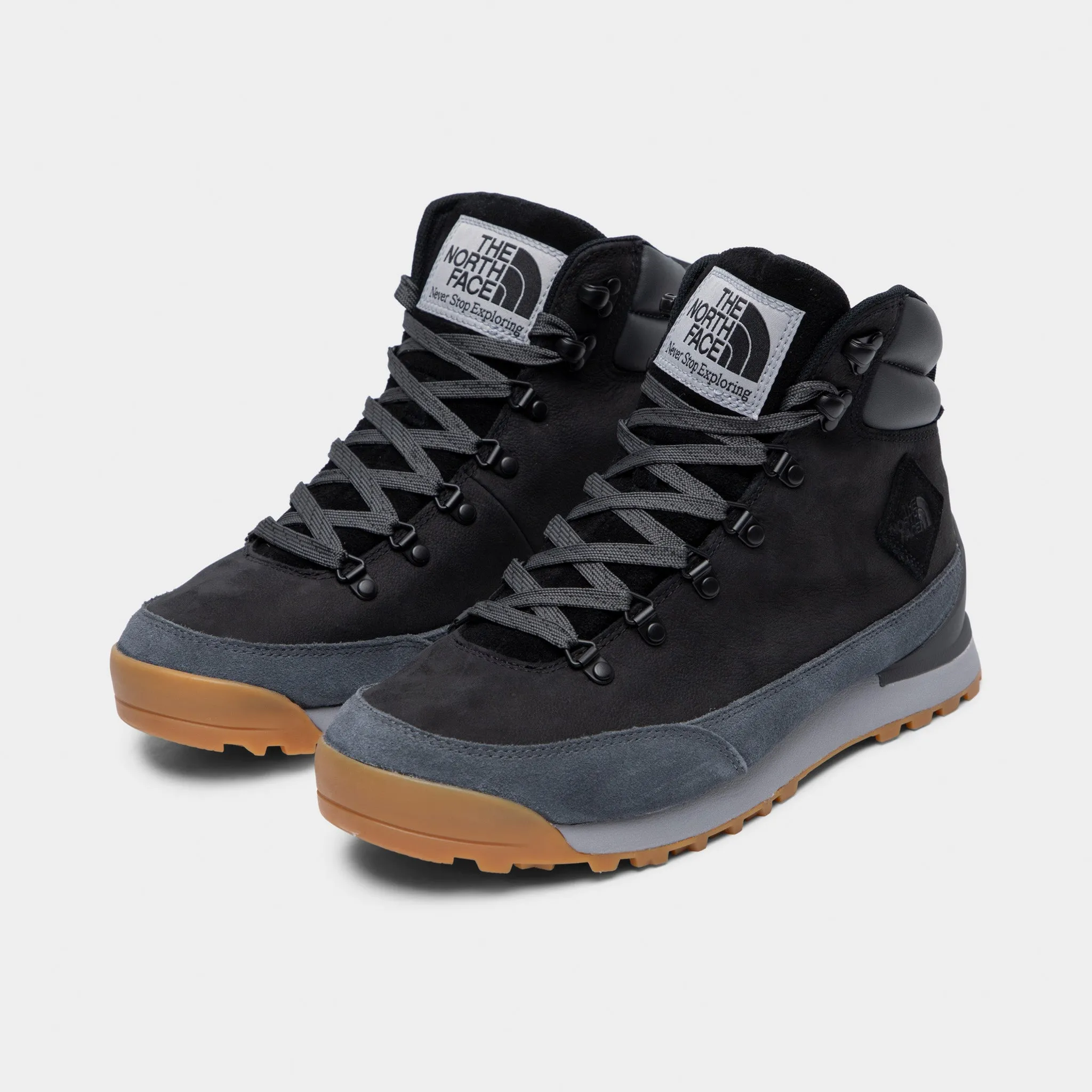 The North Face Back-To-Berkeley IV Leather Waterproof Boot TNF Black / Asphalt Grey