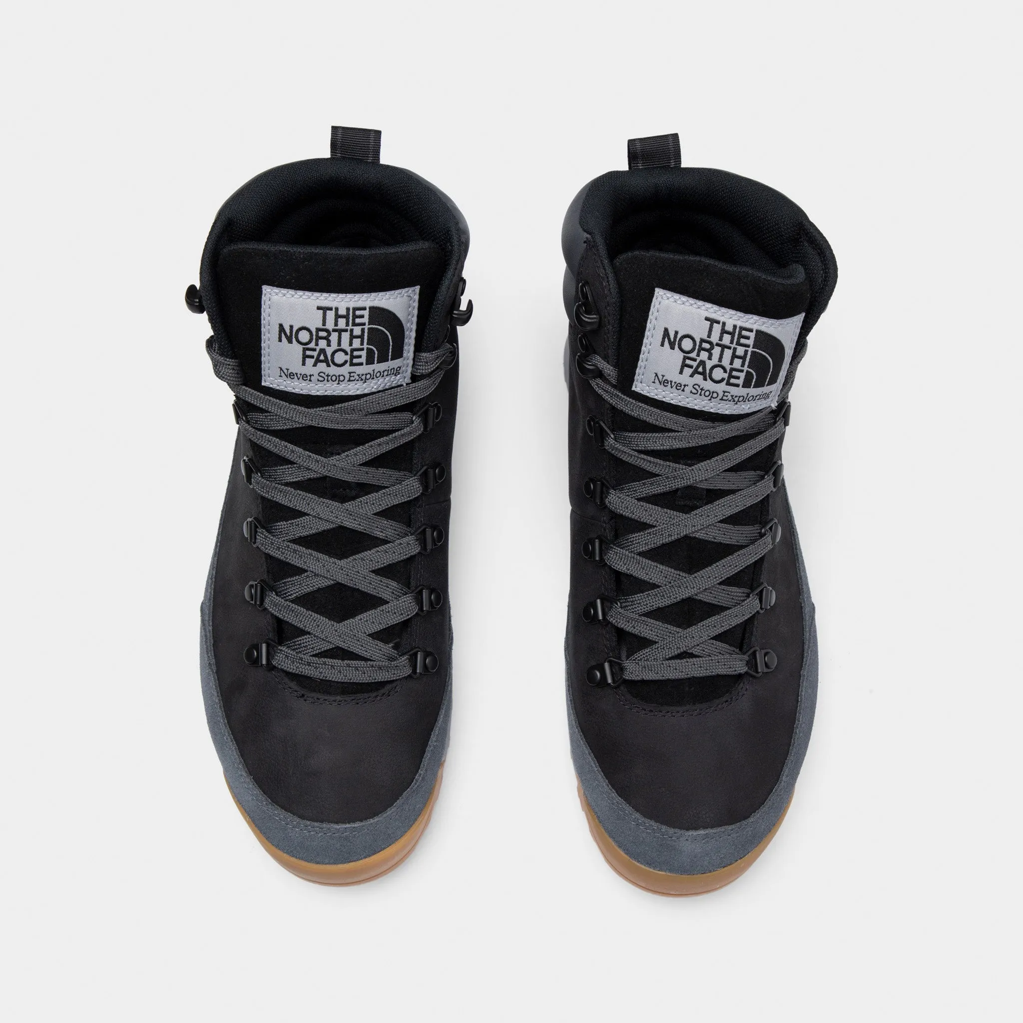 The North Face Back-To-Berkeley IV Leather Waterproof Boot TNF Black / Asphalt Grey