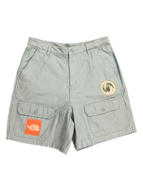 The North Face Blue Patchwork Shorts - Size 34