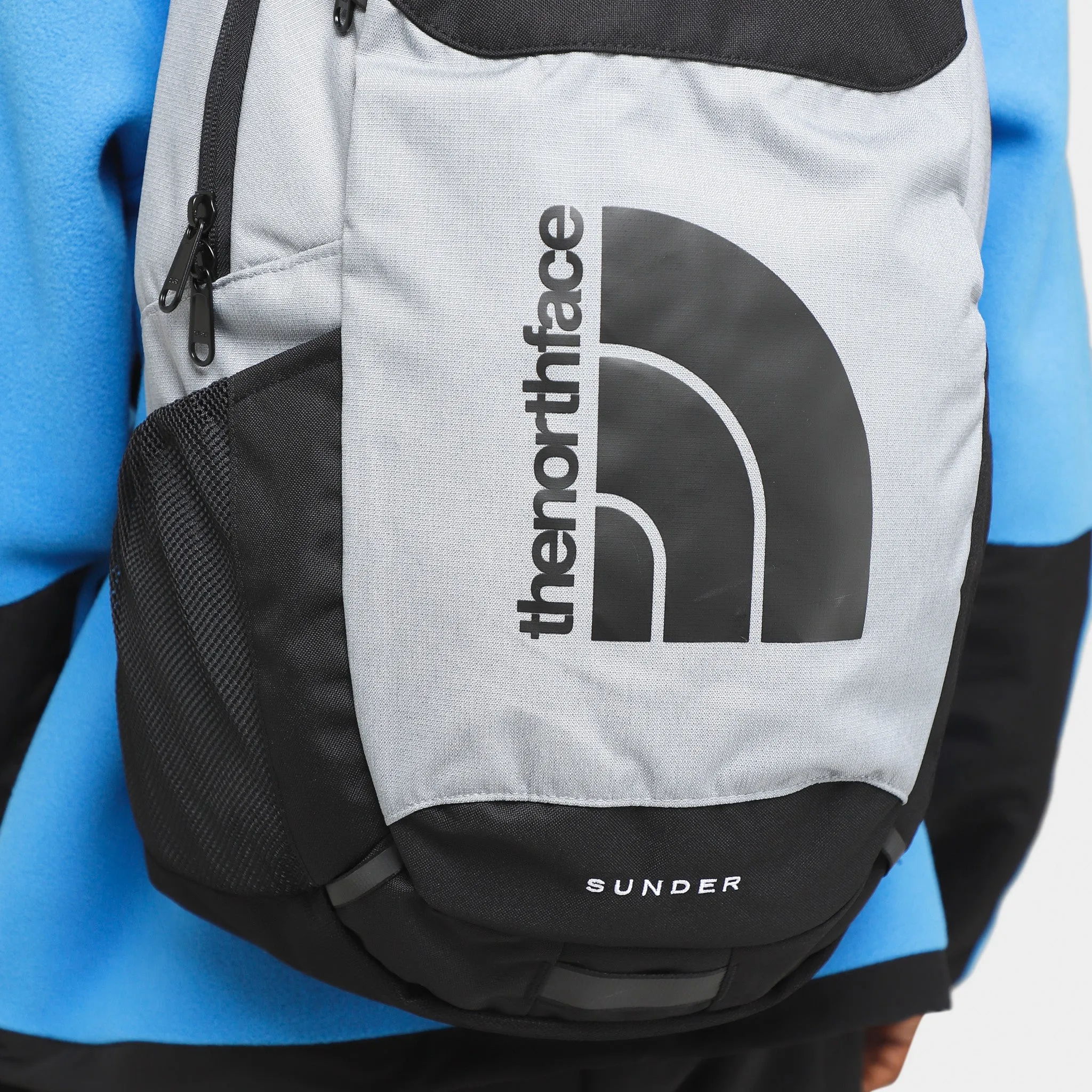 The North Face Sunder Backpack Mid Grey Heather / TNF Black