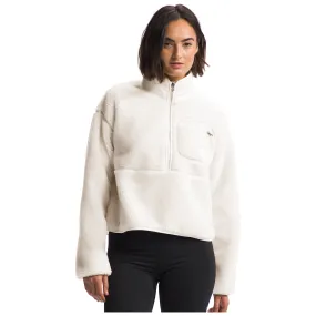 The North Face Women's Extreme Pile Pullover in White Dune