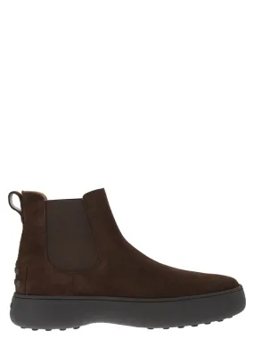 Tod's    Tod's Chelsea Boot Tod's W. G. In Suede Leather