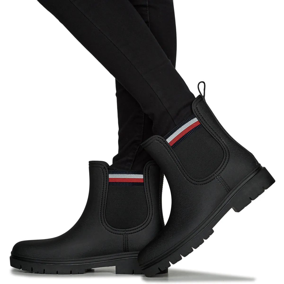 Tommy Hilfiger Rain Boot Ankle Elastic