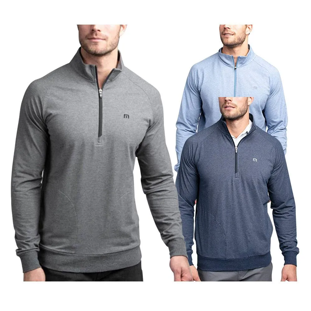 TravisMathew Essential Zachary Half Zip Golf Pullover