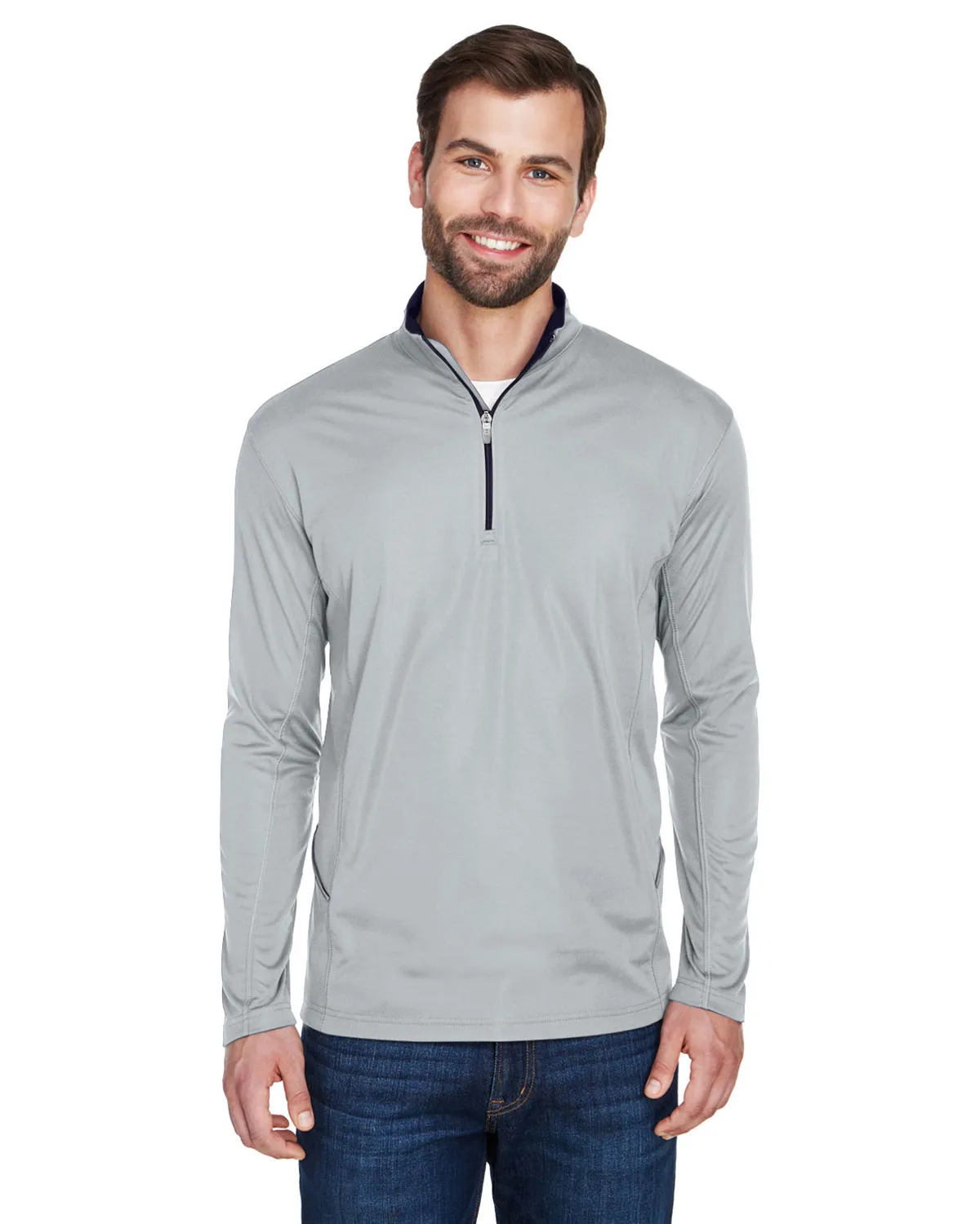 Ultraclub 8230 Adult Cool & Dry Sport 1/4-Zip Pullover