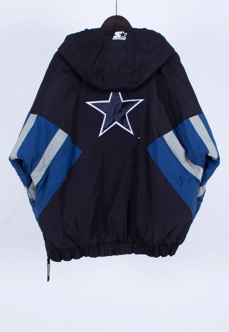 Vintage 90s Starter Pullover Jacket NFL Cowboys | Vintage Online Store