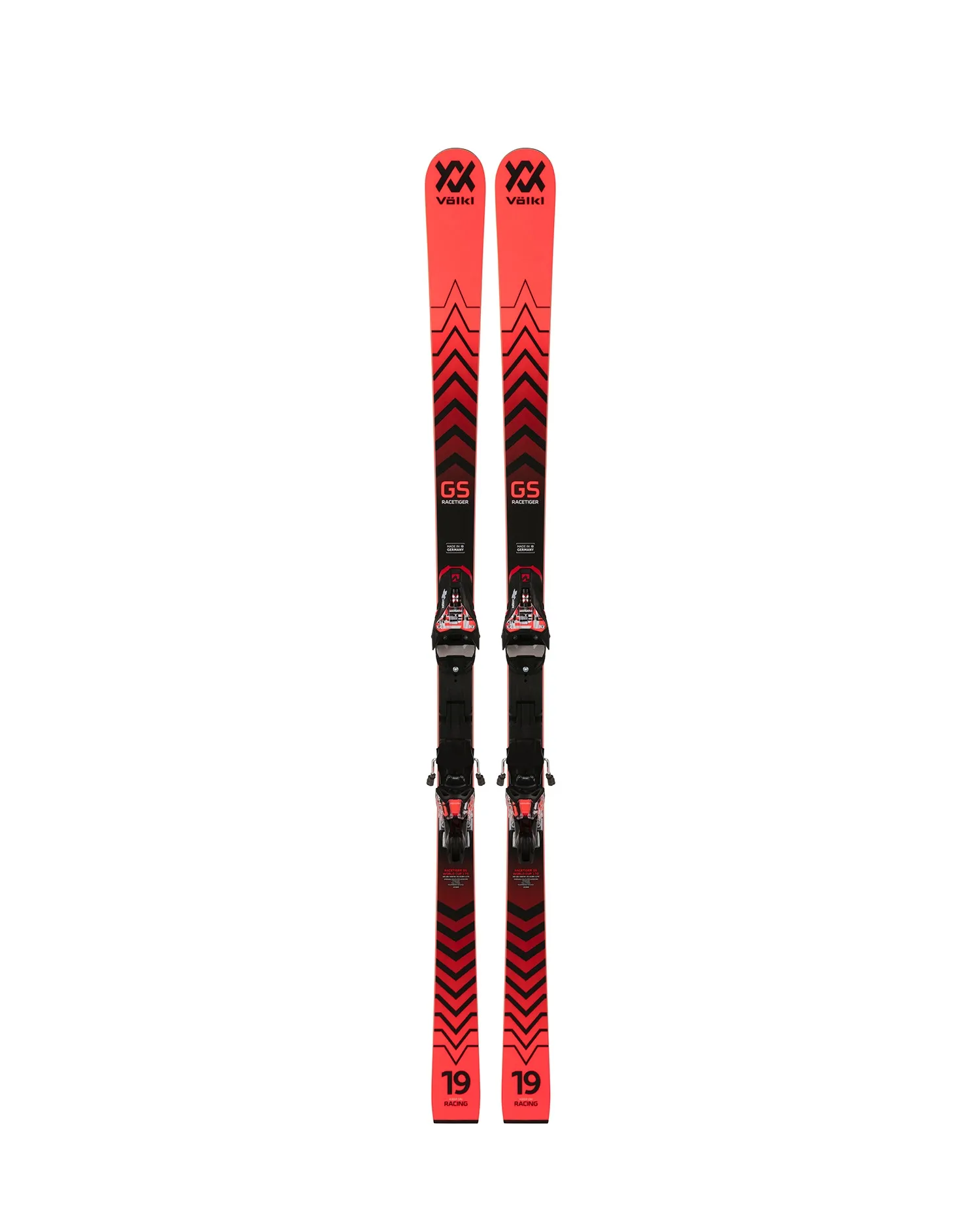 Voelkl RACETIGER GS R JR w/PLATE S skis with a plate 121842-nd