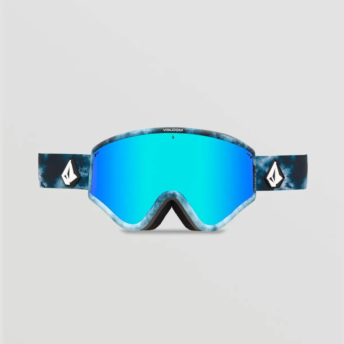 Volcom Yae Snow Goggles Lagoon Tie-Dye/Blue Chrome