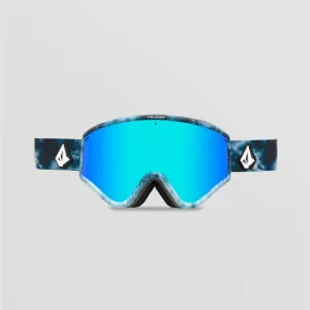 Volcom Yae Snow Goggles Lagoon Tie-Dye/Blue Chrome