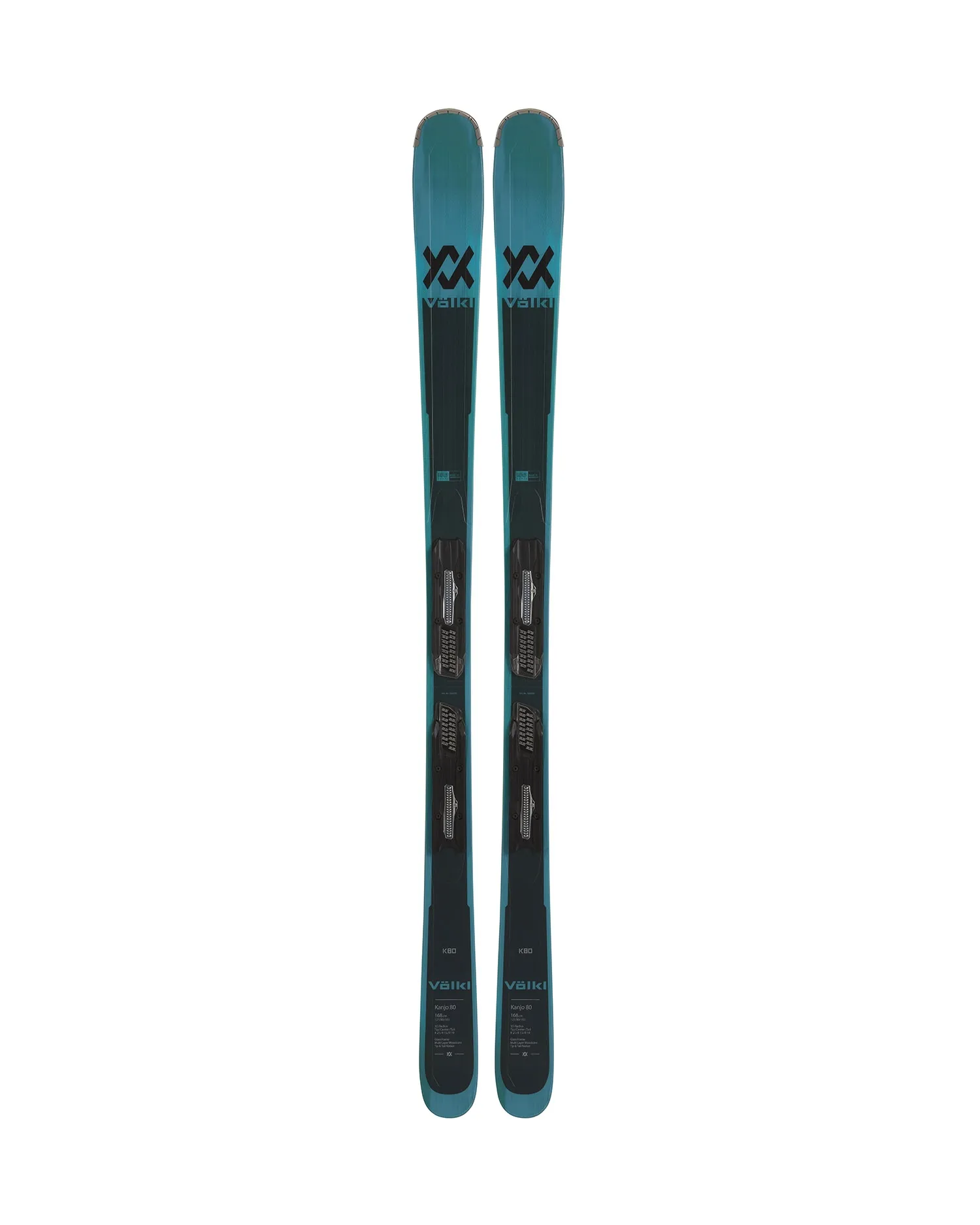 VOLKL KANJO 80 DEMO FDT FREE skis without bindings 122355-nd